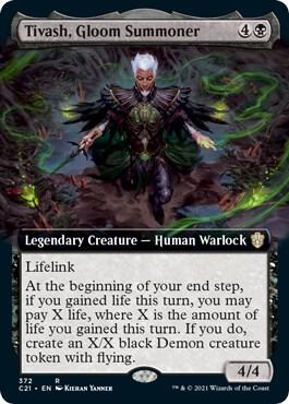 Tivash Gloom Summoner Extended Art 372/81 (Commander 2021)  | Good Games North