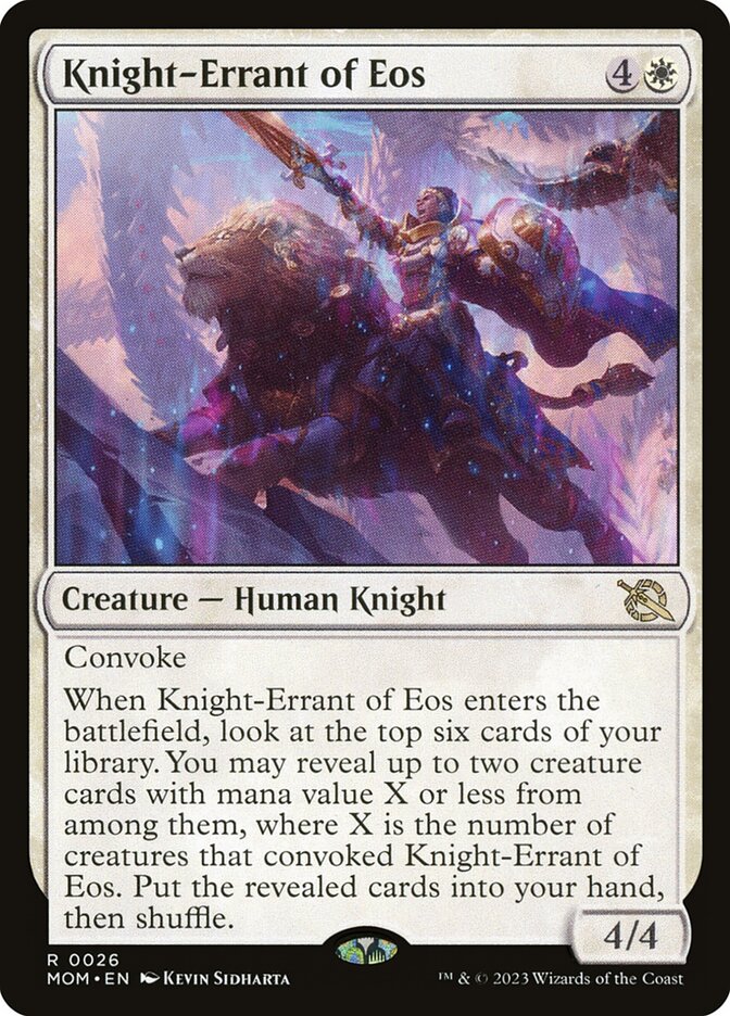 Knight-Errant of Eos (March of the Machine)  - Foil | Good Games North
