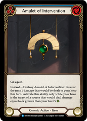Amulet of Intervention [EVR180] (Everfest)  1st Edition Cold Foil | Good Games North