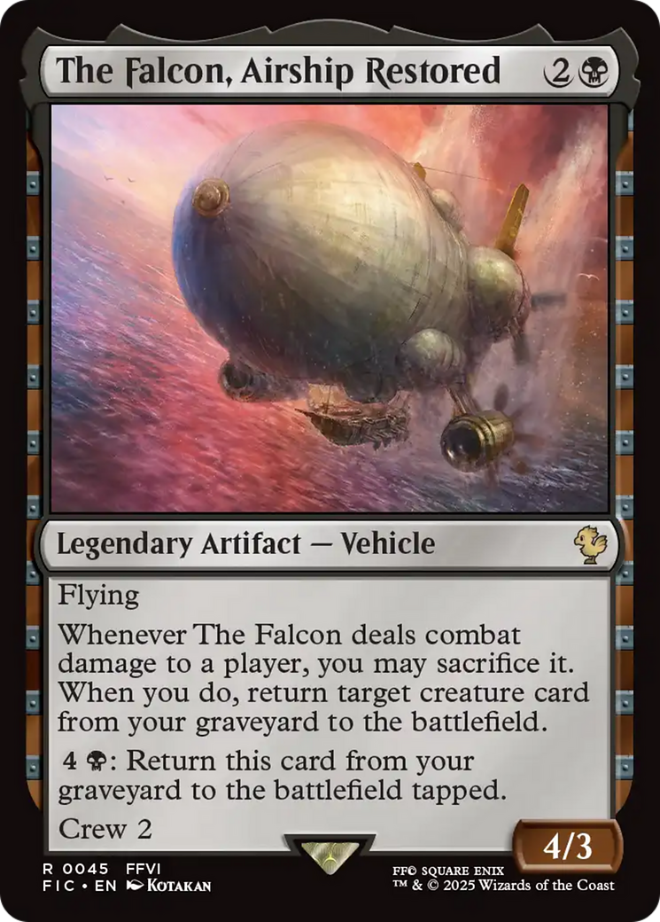The Falcon, Airship Restored [FINAL FANTASY Commander] | Good Games North