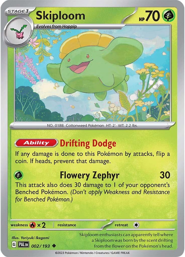 Skiploom (002/193) [Scarlet & Violet: Paldea Evolved] | Good Games North