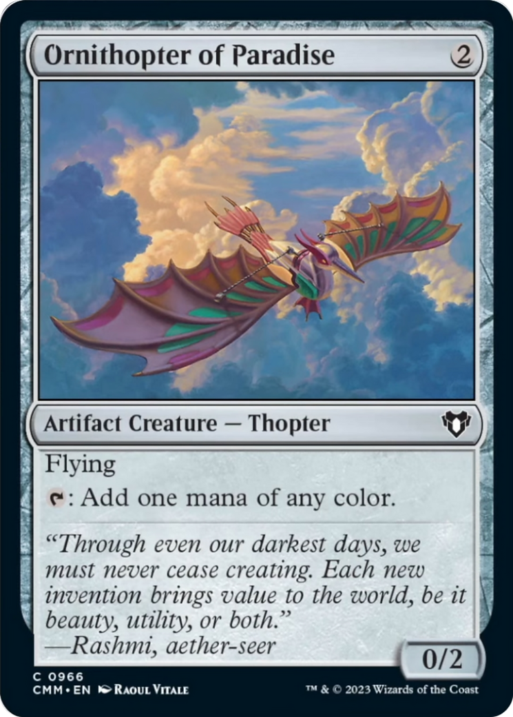 Ornithopter of Paradise [Commander Masters] | Good Games North