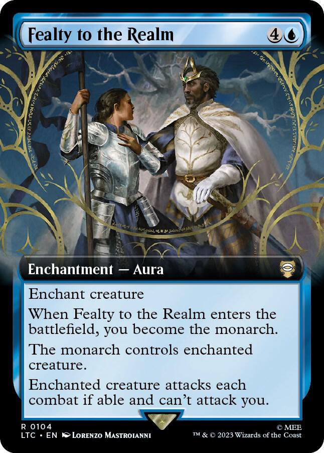Fealty to the Realm Extended Art (Commander: The Lord of the Rings: Tales of Middle-earth)  | Good Games North