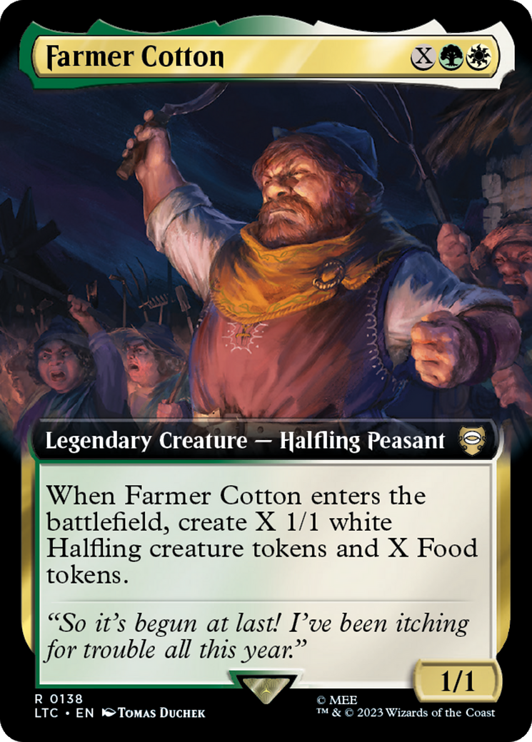 Farmer Cotton (Extended Art) [The Lord of the Rings: Tales of Middle-Earth Commander] | Good Games North