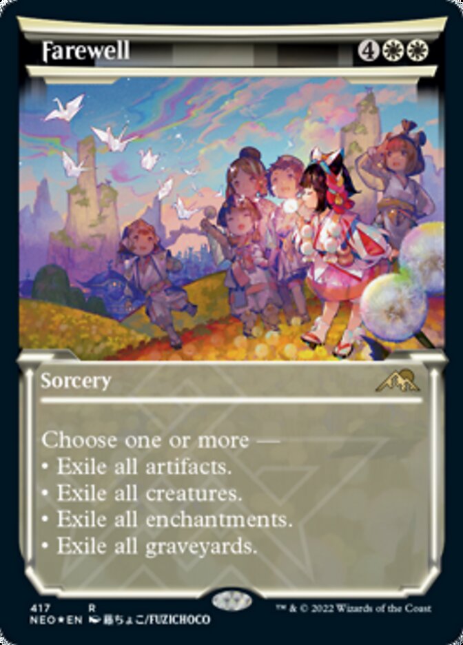 Farewell (Showcase) (Foil Etched) [Kamigawa: Neon Dynasty] | Good Games North