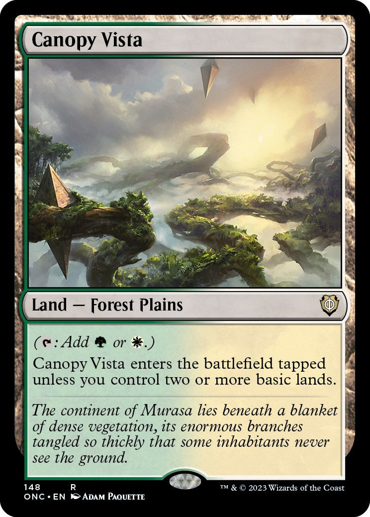 Canopy Vista [Phyrexia: All Will Be One Commander] | Good Games North