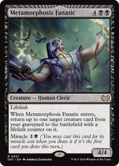 Metamorphosis Fanatic [Duskmourn: House of Horror Commander] | Good Games North