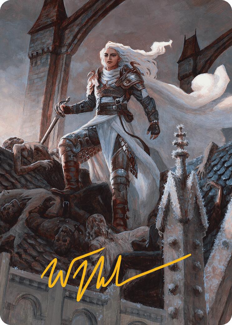 Thalia, Heretic Cathar Art Card (Gold-Stamped Signature) [Innistrad Remastered Art Series] | Good Games North