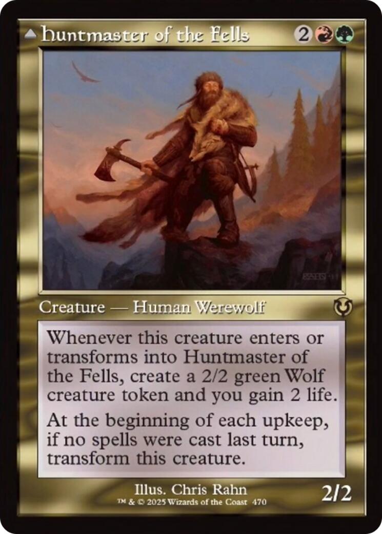 Huntmaster of the Fells // Ravager of the Fells (Retro Frame) [Innistrad Remastered] | Good Games North