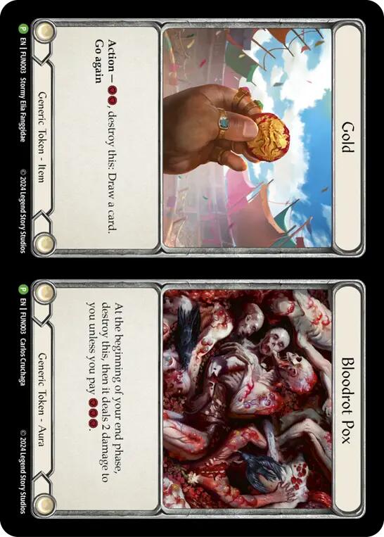 Cracker Bauble // Gold and Bloodrot Pox [LGS360-FUN003] (Promo) | Good Games North