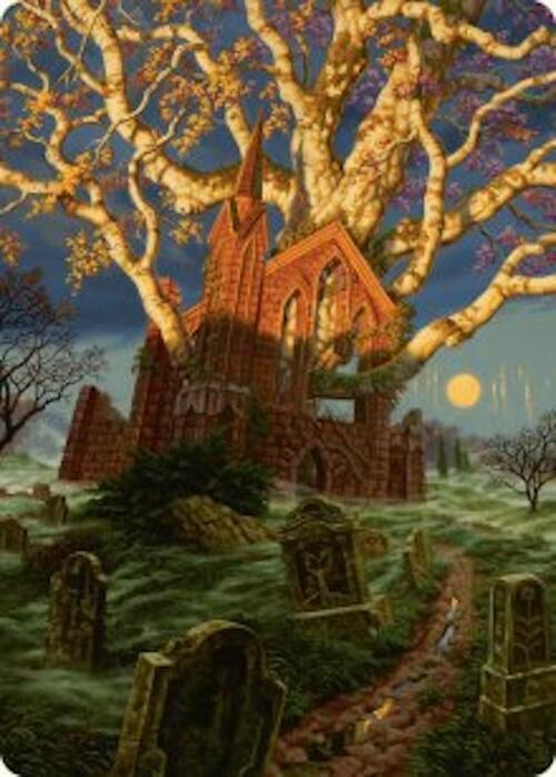 Abundant Growth Art Card [Innistrad Remastered Art Series] | Good Games North