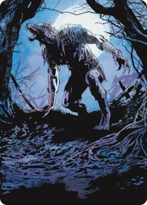 Krallenhorde Howler Art Card [Innistrad Remastered Art Series] | Good Games North