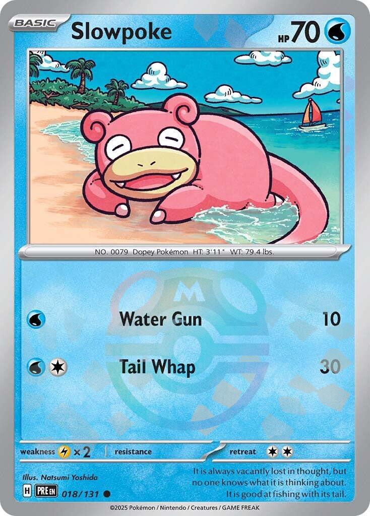 Slowpoke (018/131) (Master Ball Pattern) [Scarlet & Violet: Prismatic Evolutions] | Good Games North