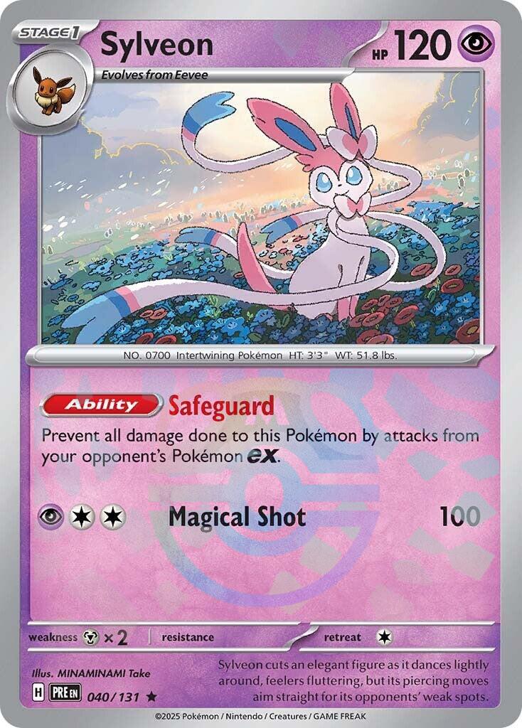 Sylveon (040/131) (Master Ball Pattern) [Scarlet & Violet: Prismatic Evolutions] | Good Games North