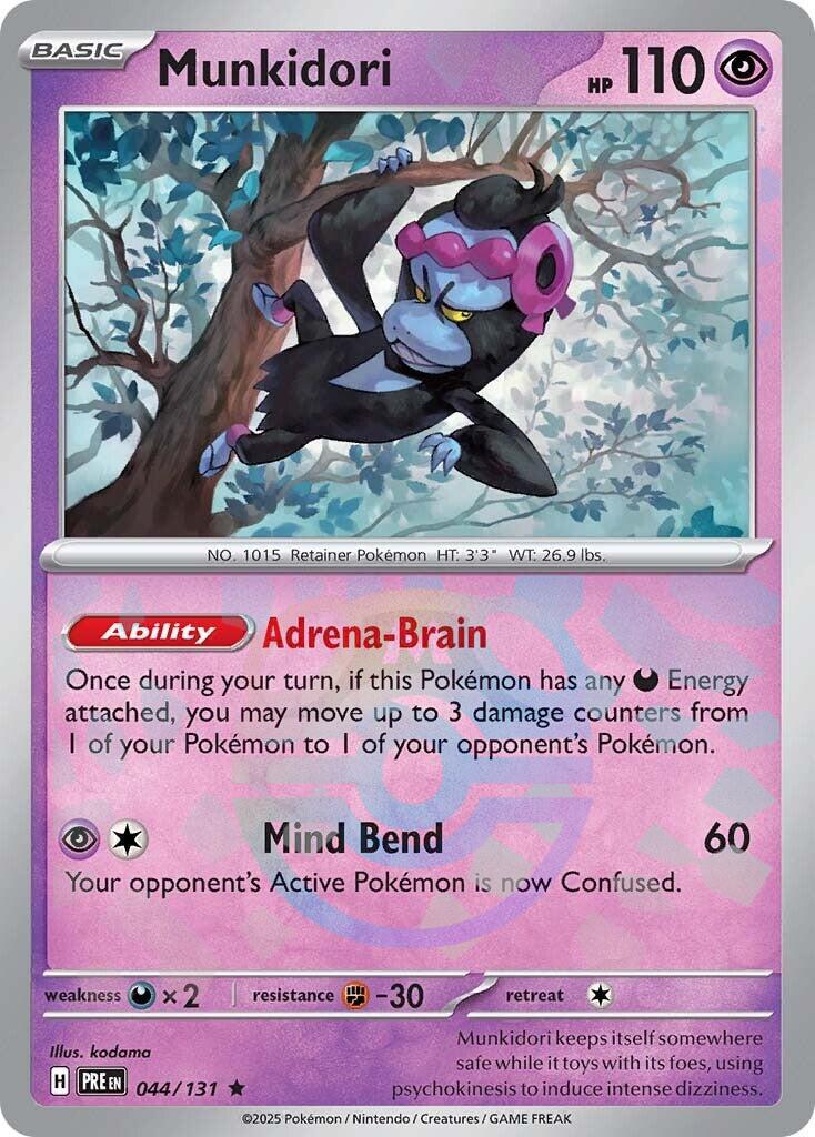 Munkidori (044/131) (Master Ball Pattern) [Scarlet & Violet: Prismatic Evolutions] | Good Games North