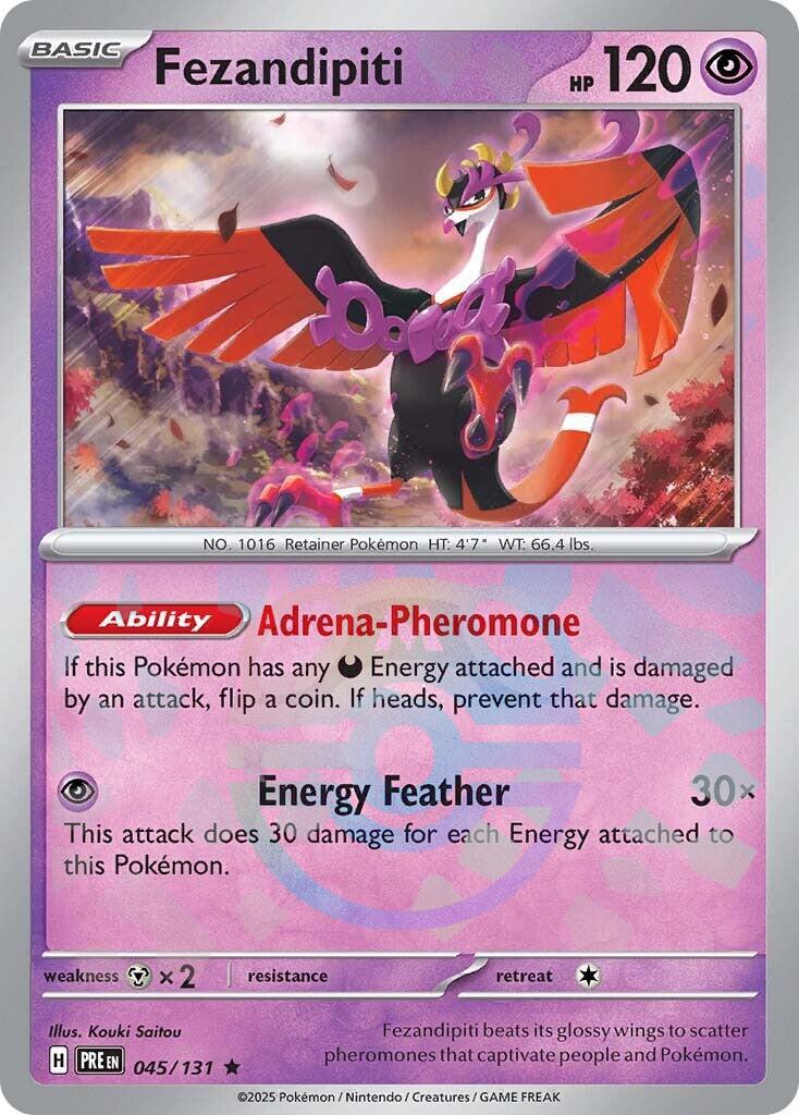 Fezandipiti (045/131) (Master Ball Pattern) [Scarlet & Violet: Prismatic Evolutions] | Good Games North