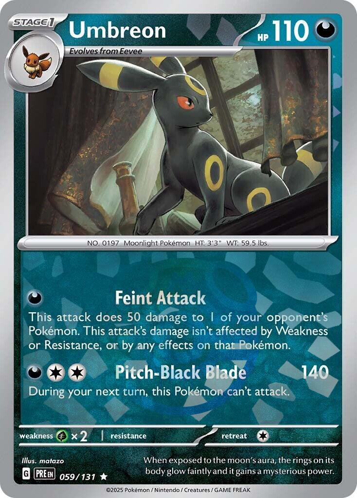 Umbreon (059/131) (Master Ball Pattern) [Scarlet & Violet: Prismatic Evolutions] | Good Games North