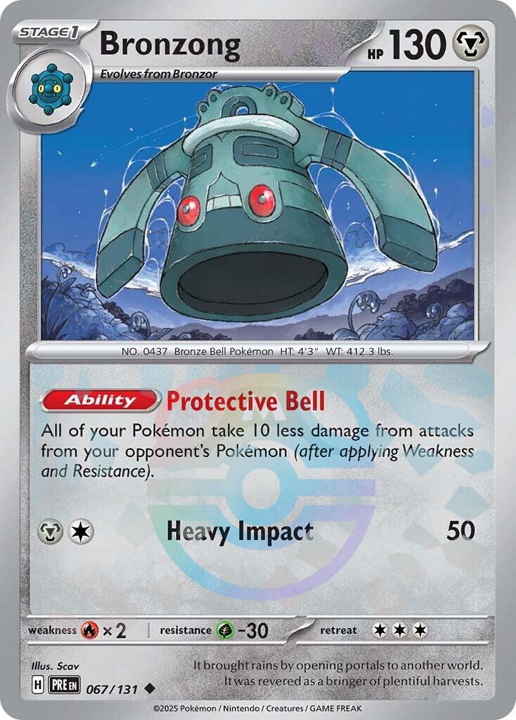 Bronzong (067/131) (Master Ball Pattern) [Scarlet & Violet: Prismatic Evolutions] | Good Games North