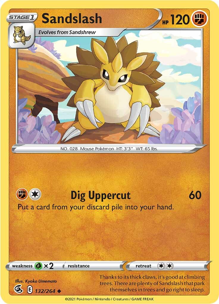 Sandslash (132/264) [Sword & Shield: Fusion Strike] | Good Games North