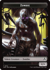 Zombie (0011) // Zombie (0012) Double-Sided Token [Innistrad Remastered Tokens] | Good Games North