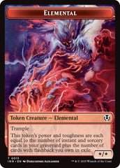 Elemental // Human (0014) Double-Sided Token [Innistrad Remastered Tokens] | Good Games North