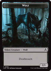 Wolf (0009) // Wolf (0018) Double-Sided Token [Innistrad Remastered Tokens] | Good Games North