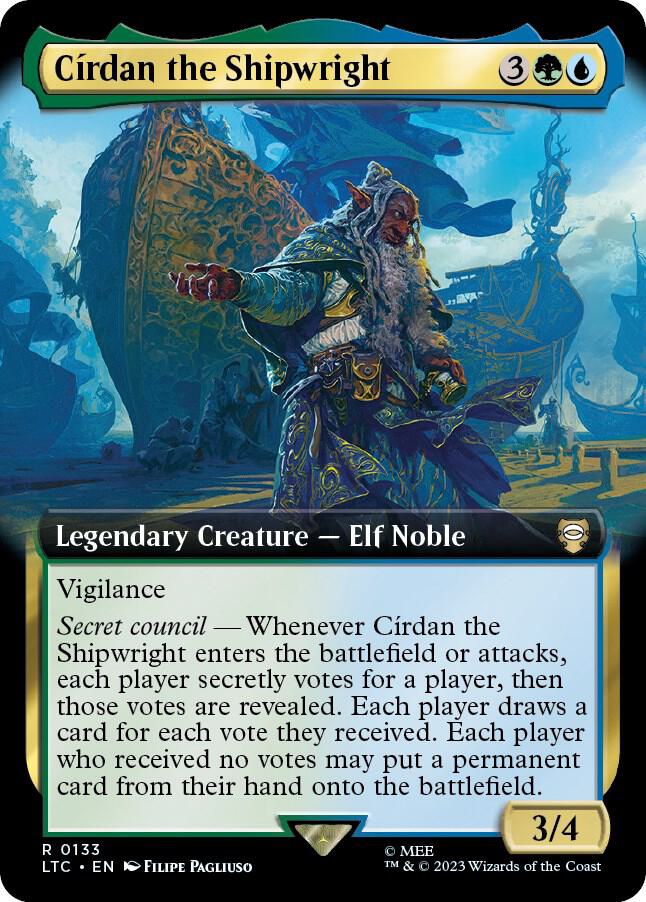 Círdan the Shipwright 133 (Commander: The Lord of the Rings: Tales of Middle-earth)  - Extended Art | Good Games North
