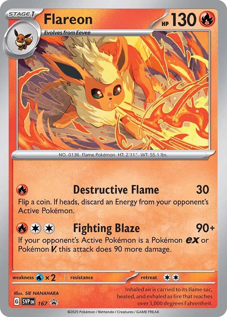 Flareon (SVP167) [Scarlet & Violet: Black Star Promos] | Good Games North