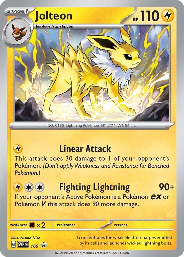 Jolteon (SVP169) [Scarlet & Violet: Black Star Promos] | Good Games North