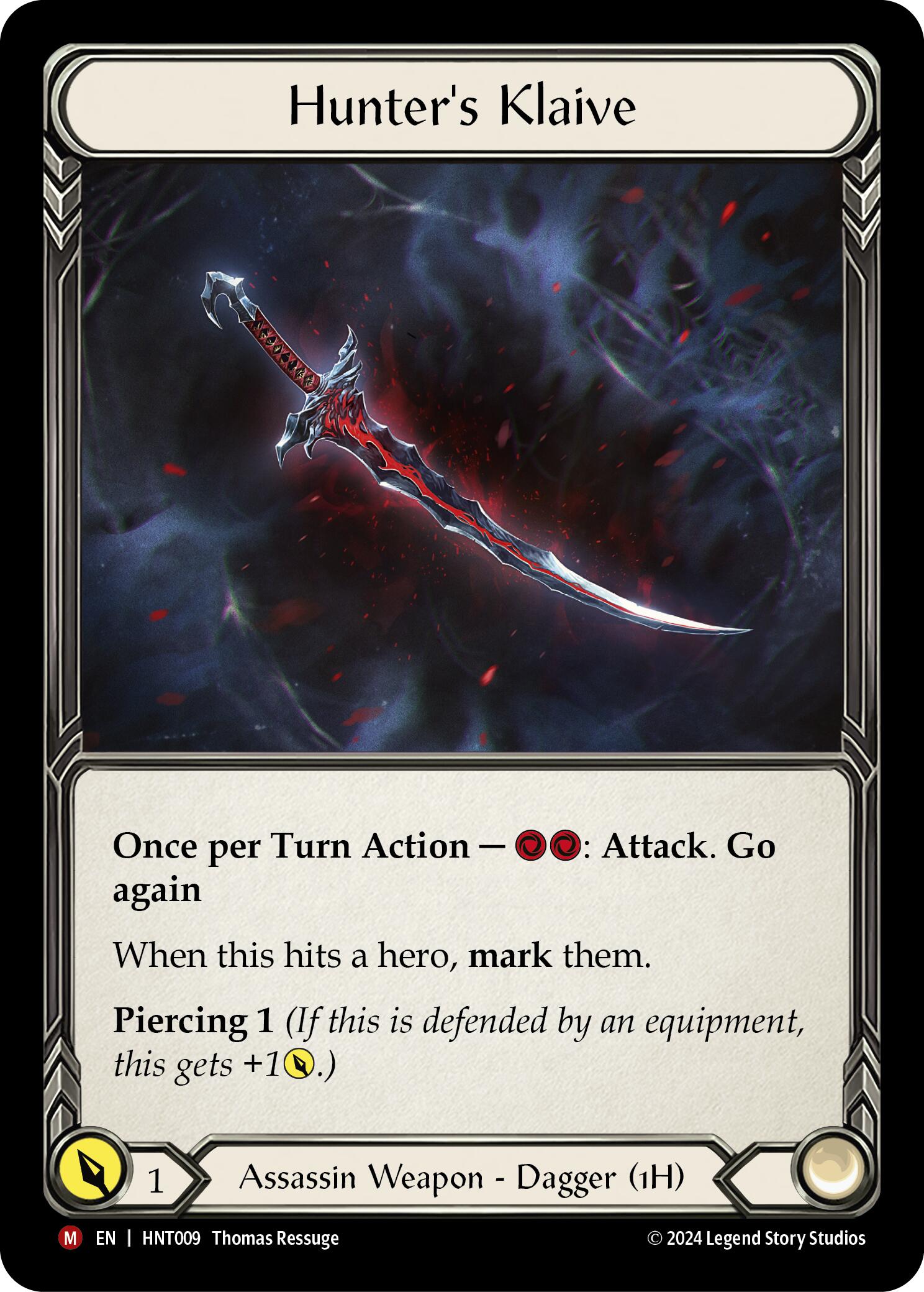 Hunter's Klaive [HNT009] (The Hunted)  Cold Foil | Good Games North