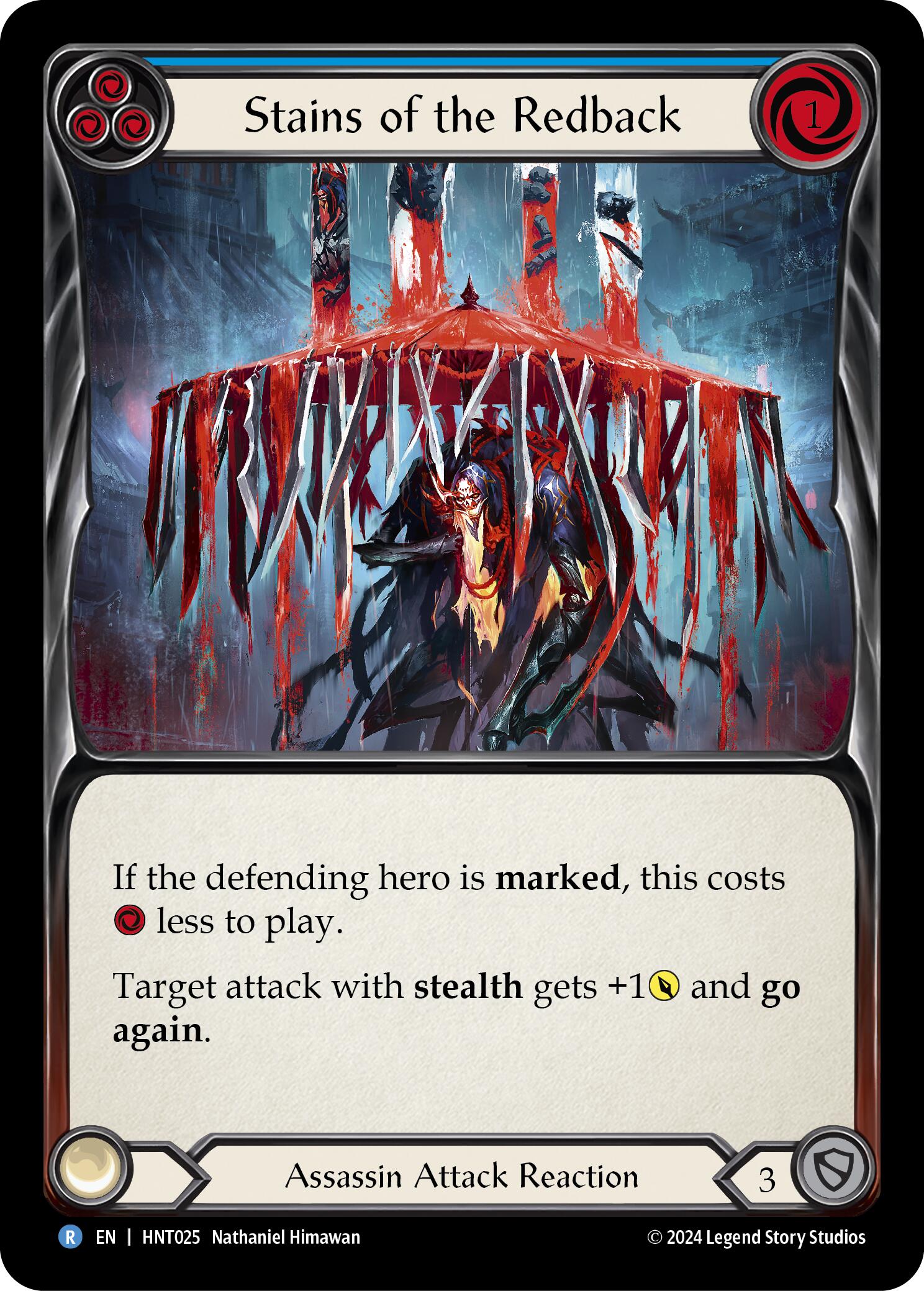 Stains of the Redback (Blue) [HNT025] (The Hunted) | Good Games North