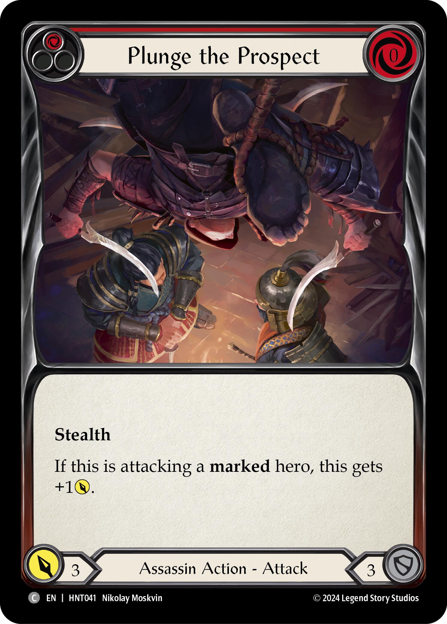 Plunge the Prospect (Red) [HNT041] (The Hunted) | Good Games North