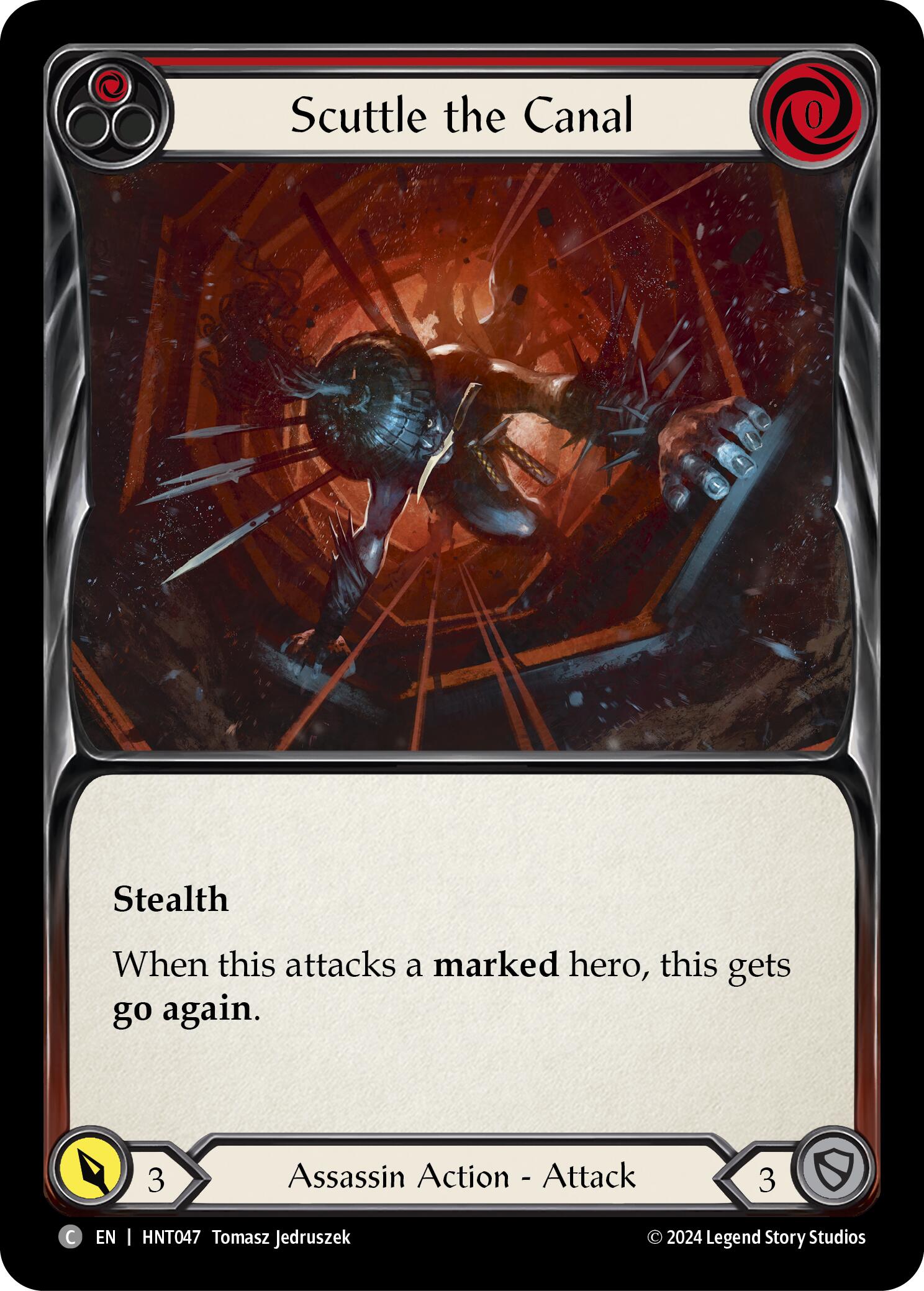 Scuttle the Canal (Red) [HNT047] (The Hunted) | Good Games North