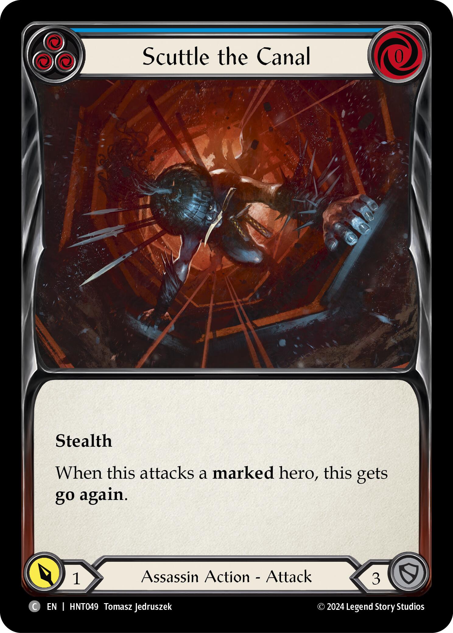 Scuttle the Canal (Blue) [HNT049] (The Hunted) | Good Games North