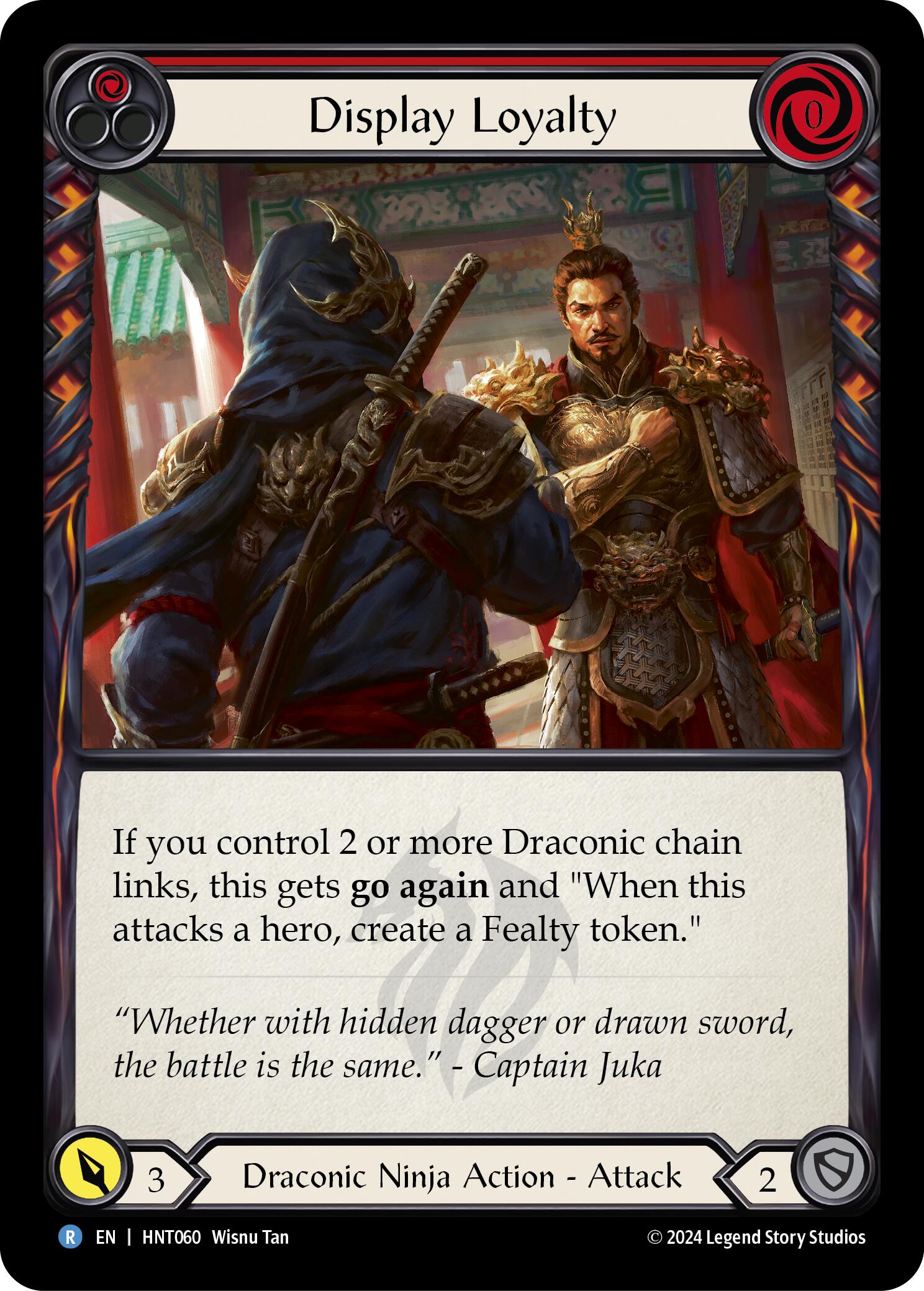 Display Loyalty (Red) [HNT060] (The Hunted) | Good Games North
