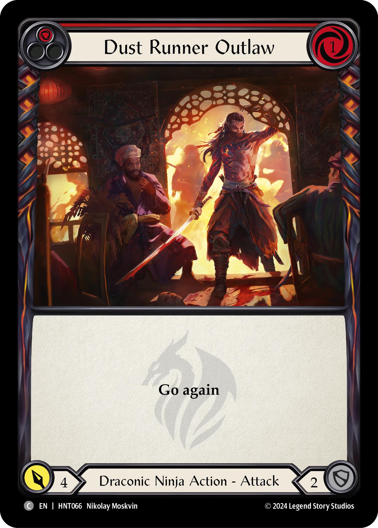 Dust Runner Outlaw (Red) [HNT066] (The Hunted) | Good Games North