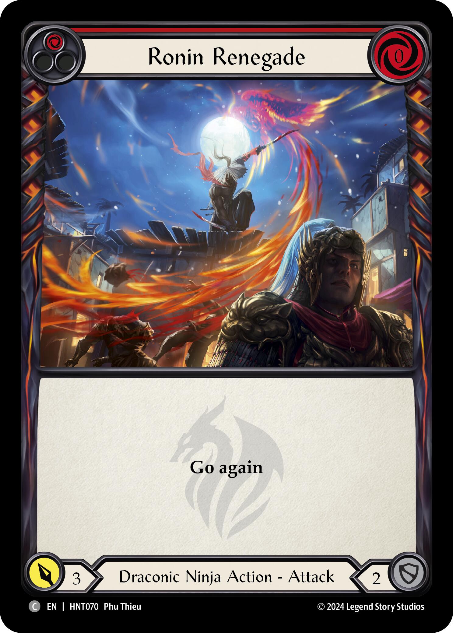 Ronin Renegade (Red) [HNT070] (The Hunted)  Rainbow Foil | Good Games North