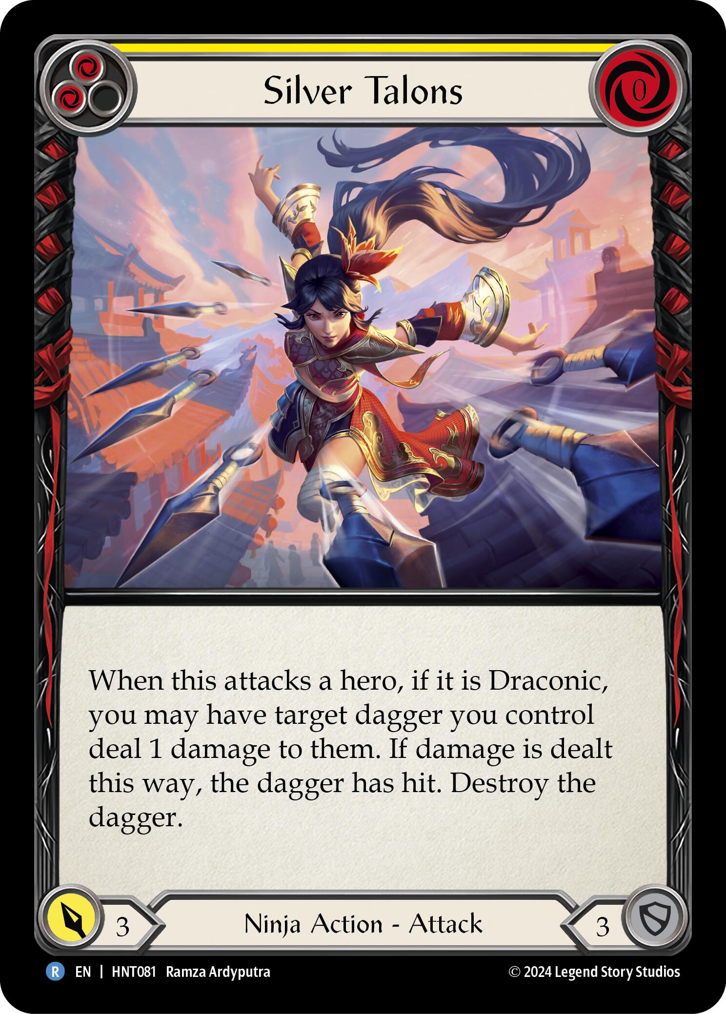 Silver Talons (Yellow) [HNT081] (The Hunted) | Good Games North