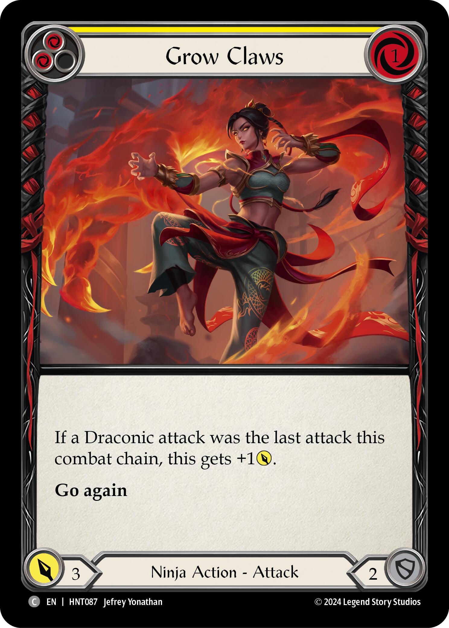 Grow Claws (Yellow) [HNT087] (The Hunted) | Good Games North