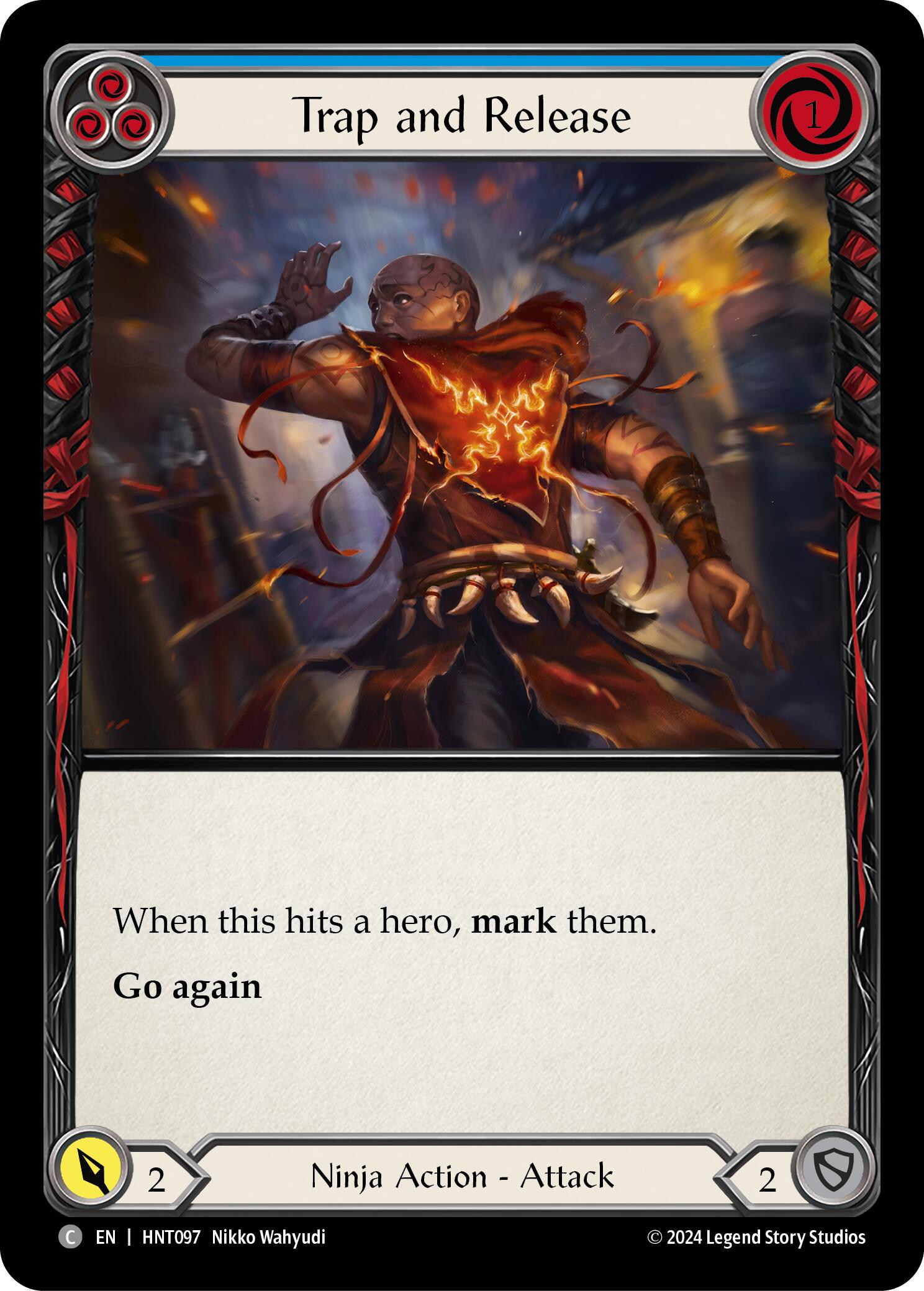 Trap and Release (Blue) [HNT097] (The Hunted) | Good Games North