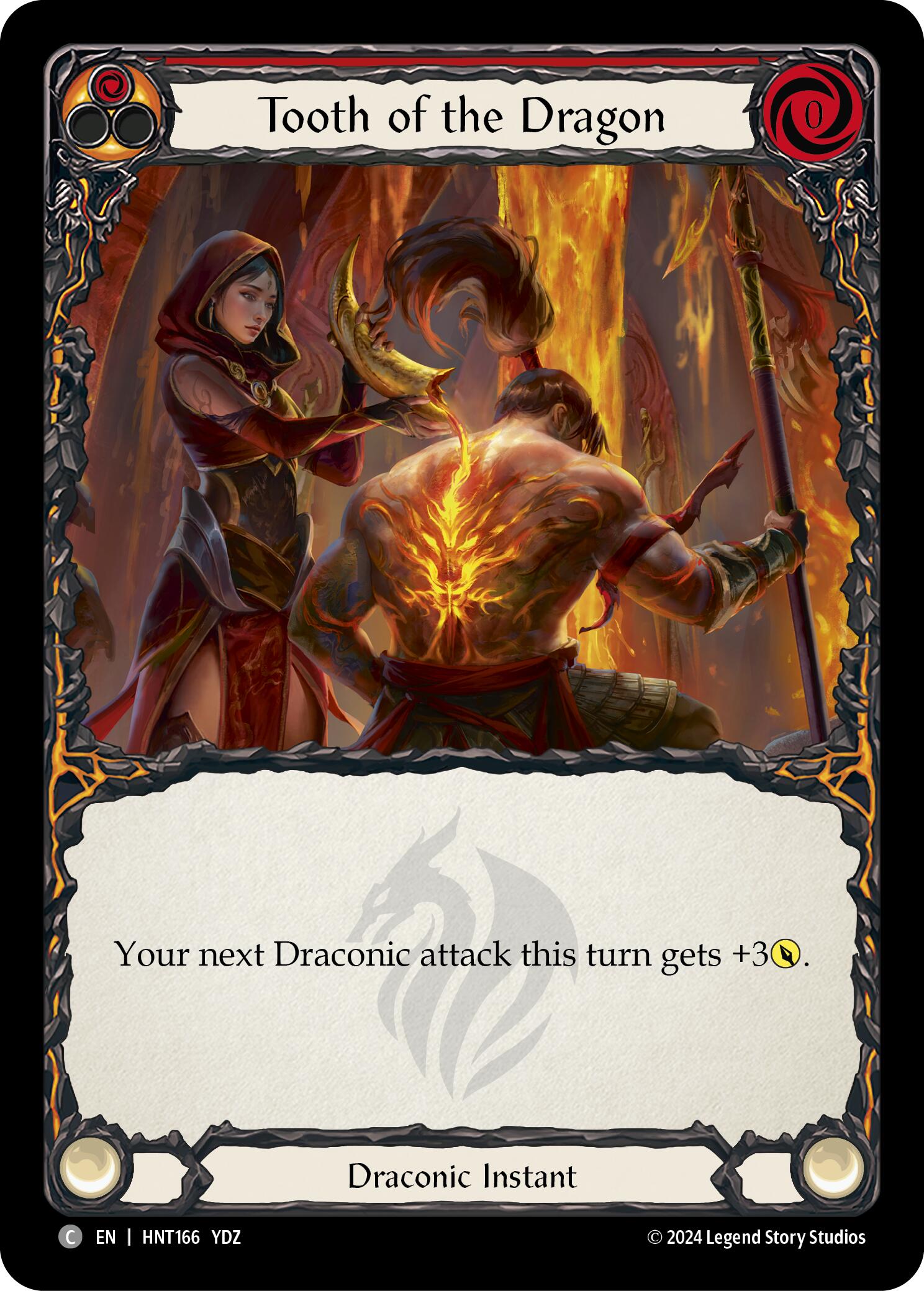 Tooth of the Dragon (Red) [HNT166] (The Hunted) | Good Games North