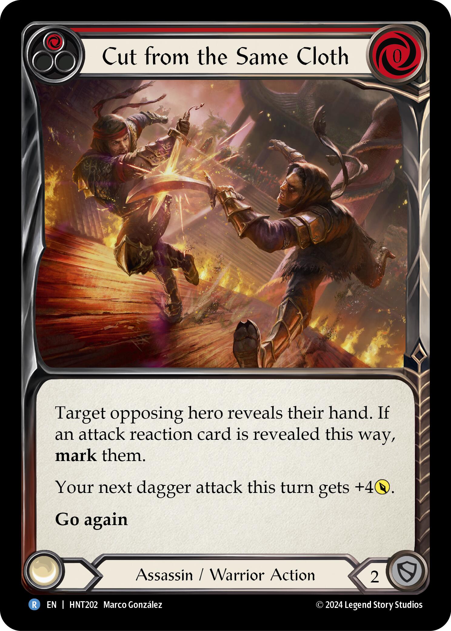 Cut from the Same Cloth (Red) [HNT202] (The Hunted) | Good Games North