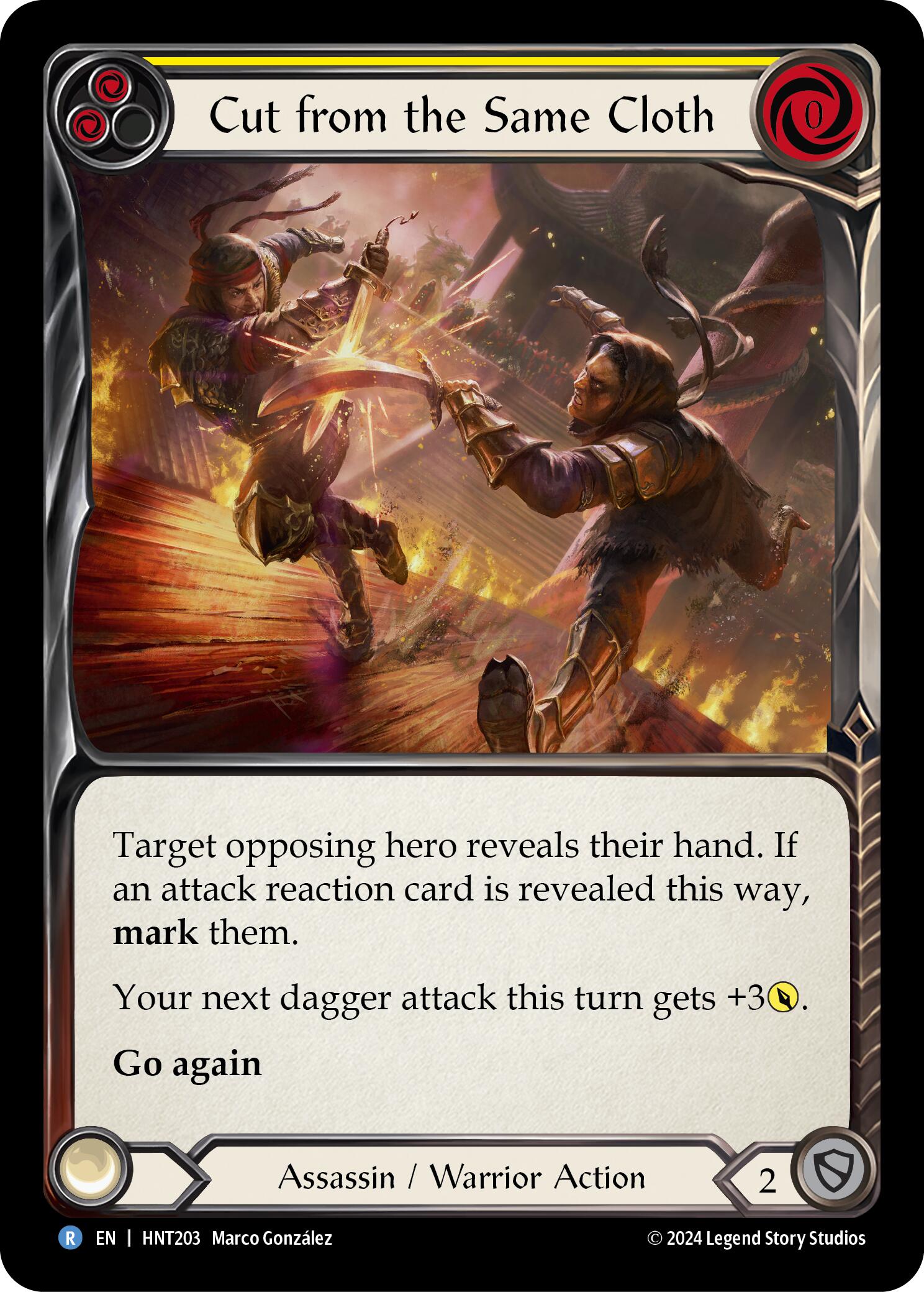 Cut from the Same Cloth (Yellow) [HNT203] (The Hunted) | Good Games North