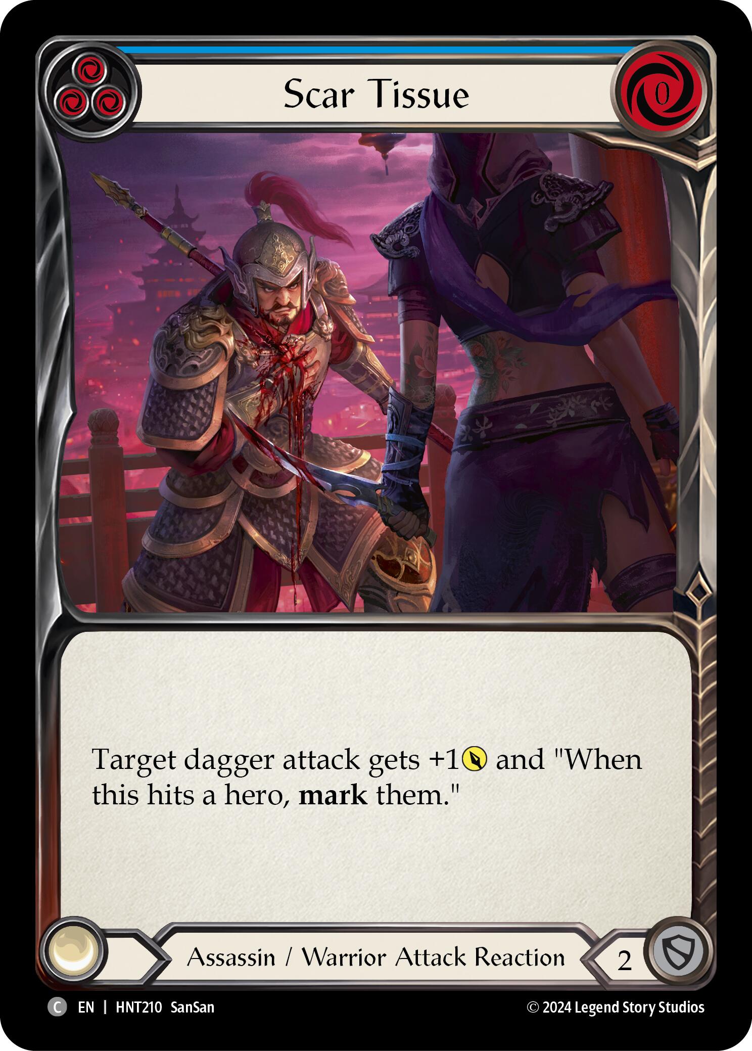 Scar Tissue (Blue) [HNT210] (The Hunted)  Rainbow Foil | Good Games North