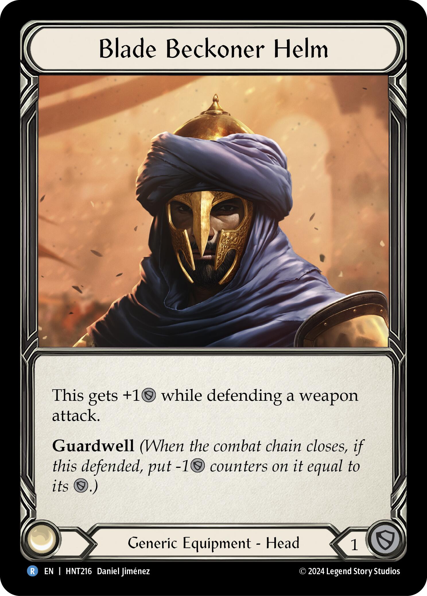 Blade Beckoner Helm [HNT216] (The Hunted)  Cold Foil | Good Games North