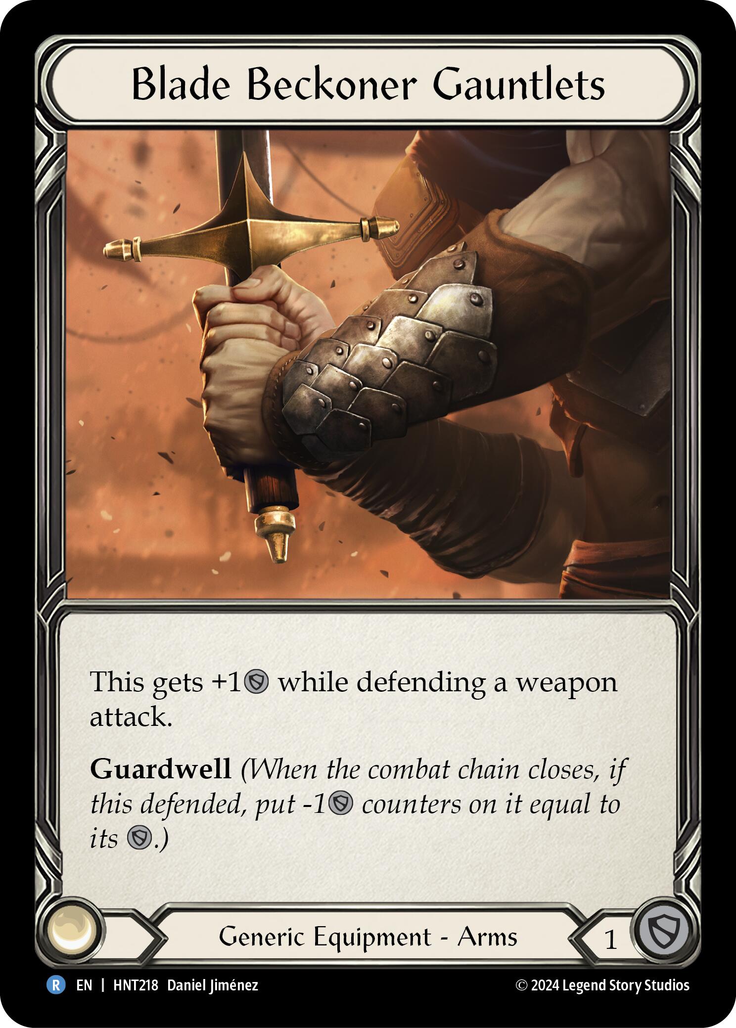 Blade Beckoner Gauntlets [HNT218] (The Hunted)  Cold Foil | Good Games North