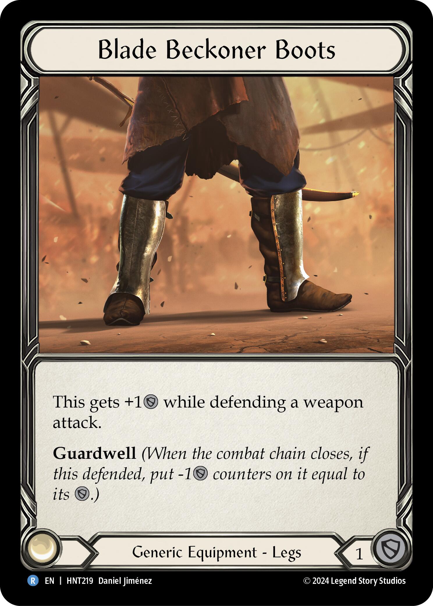 Blade Beckoner Boots [HNT219] (The Hunted)  Cold Foil | Good Games North