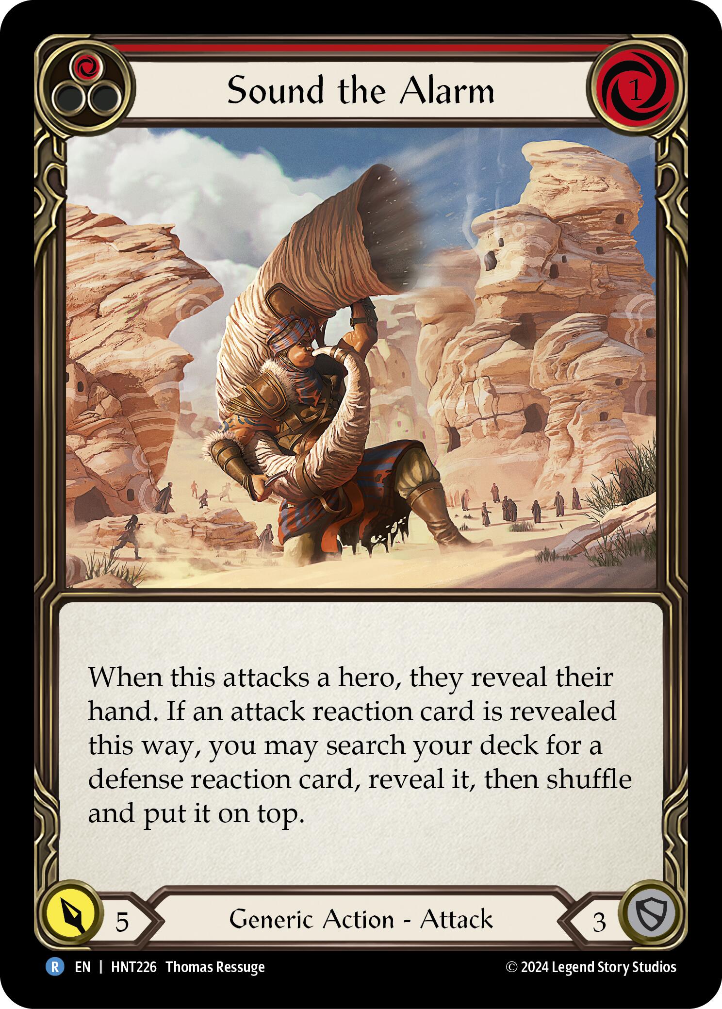 Sound the Alarm (Red) [HNT226] (The Hunted) | Good Games North