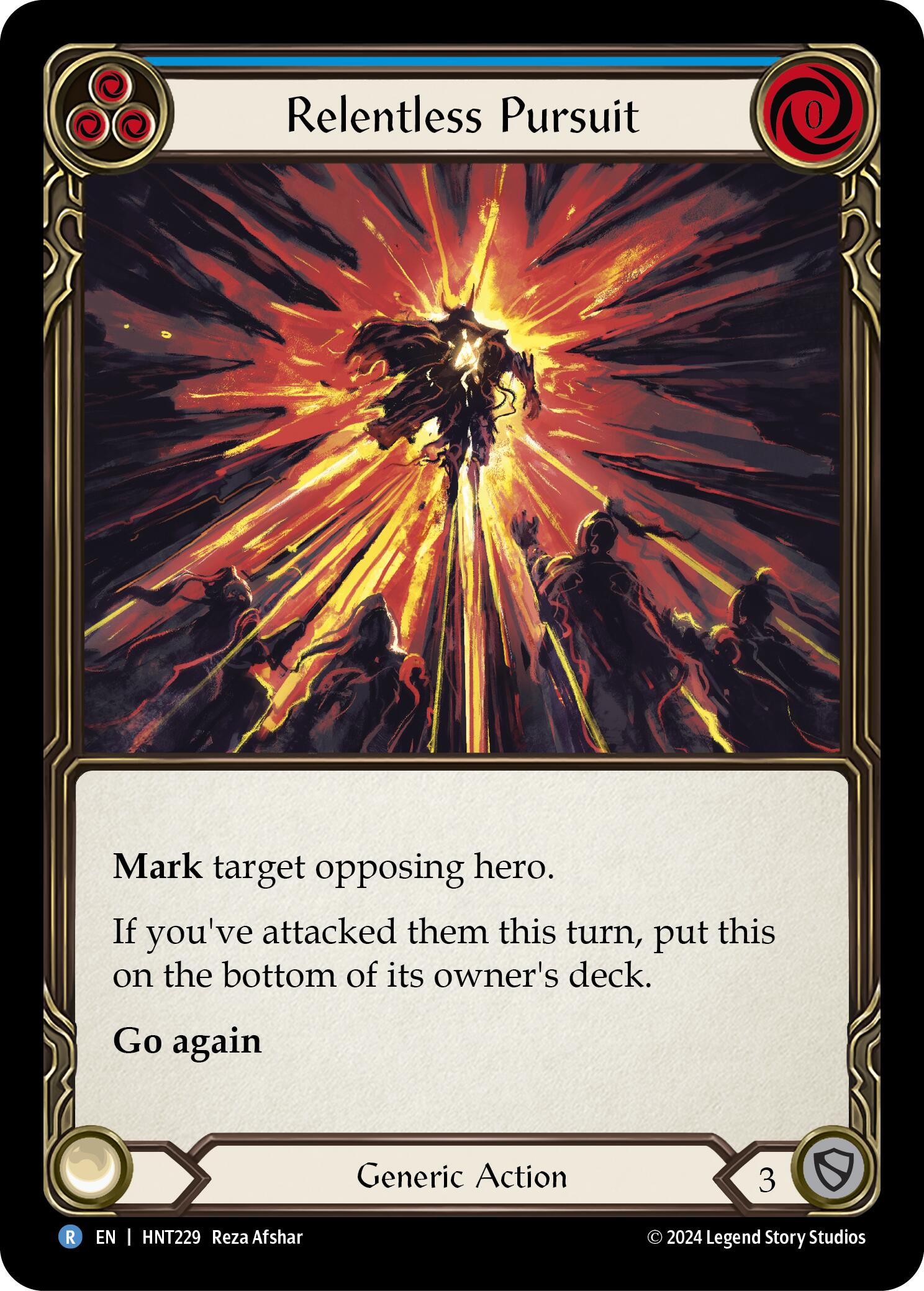 Relentless Pursuit (Blue) [HNT229] (The Hunted) | Good Games North