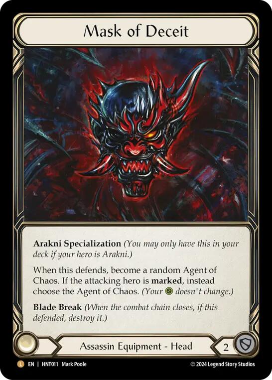 Mask of Deceit [HNT011] (The Hunted)  Rainbow Foil | Good Games North